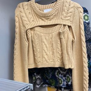 New without tags Pistola cut out sweater M